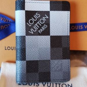 Louis Vuitton Virgil Abloh Pocket Organizer Wallet Damier Graphite Limited Edit
